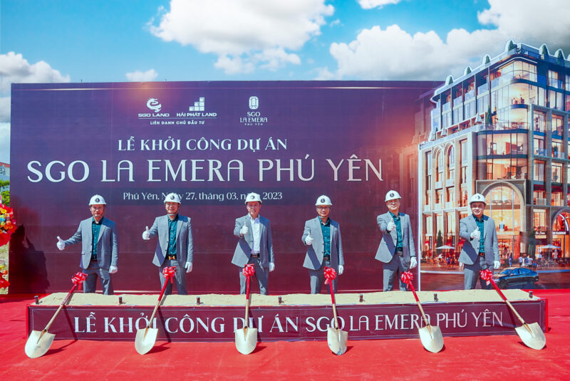 Lễ khởi công tổ hợp BĐS dự án SGO La Emera đẳng cấp và đắt đỏ bật nhất Phú Yên