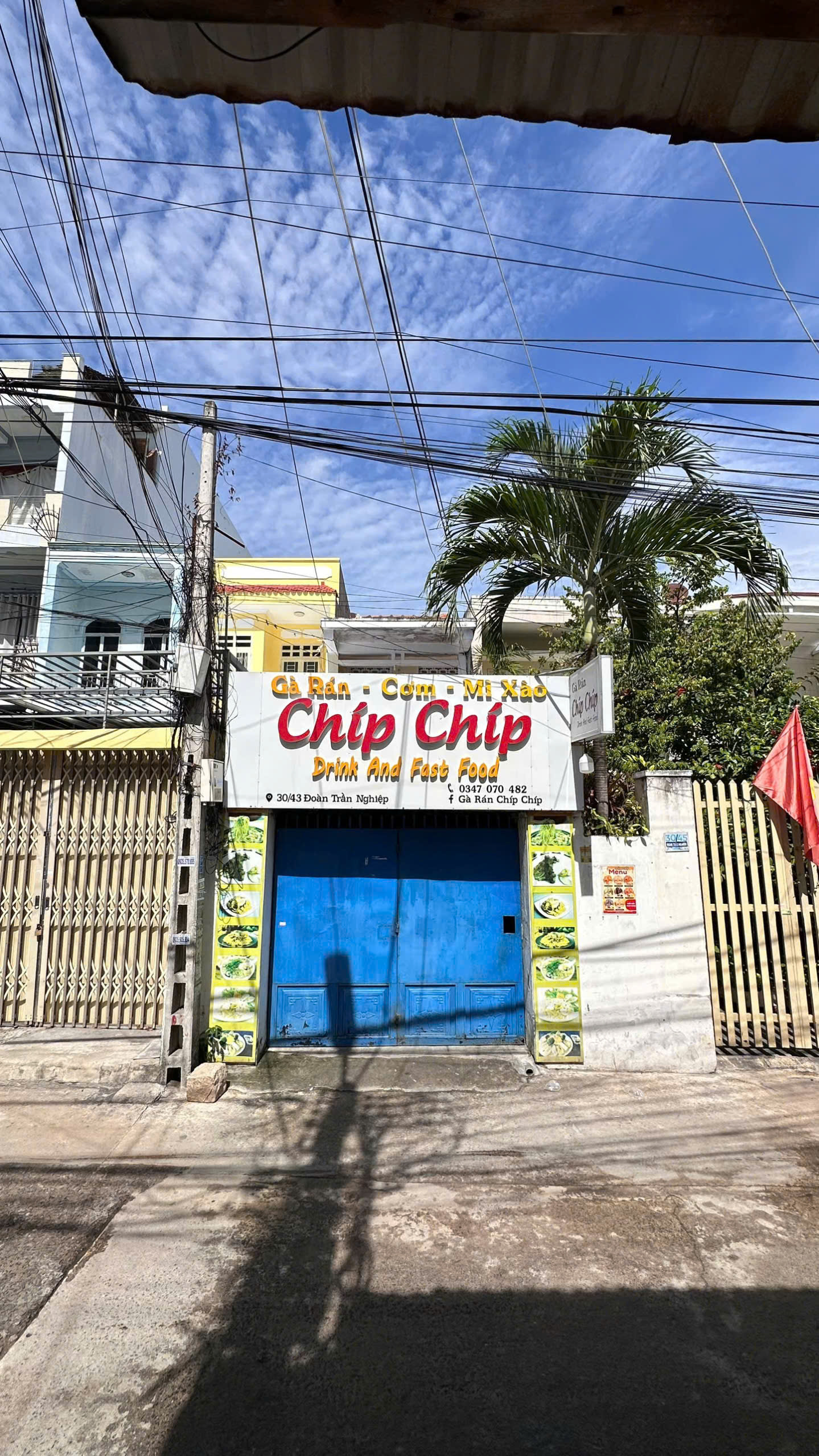 CHO THUÊ MẶT BẰNG KHU GẦN MƯỜNG THANH VIỄN TRIỀU -HÒN CHỒNG NHA TRANG. DT 103m2. Giá 15tr/tháng
