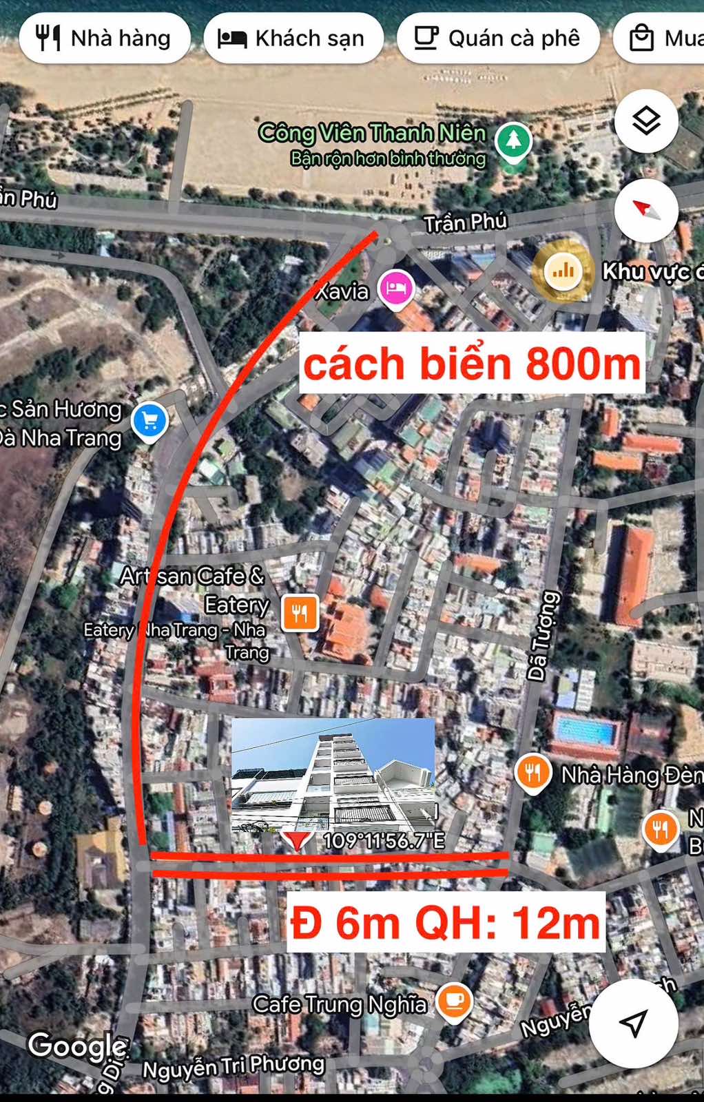 Bán nhà hẻm oto 6m đường Hoàng Diệu, Vĩnh Nguyên, cách Biển 800m