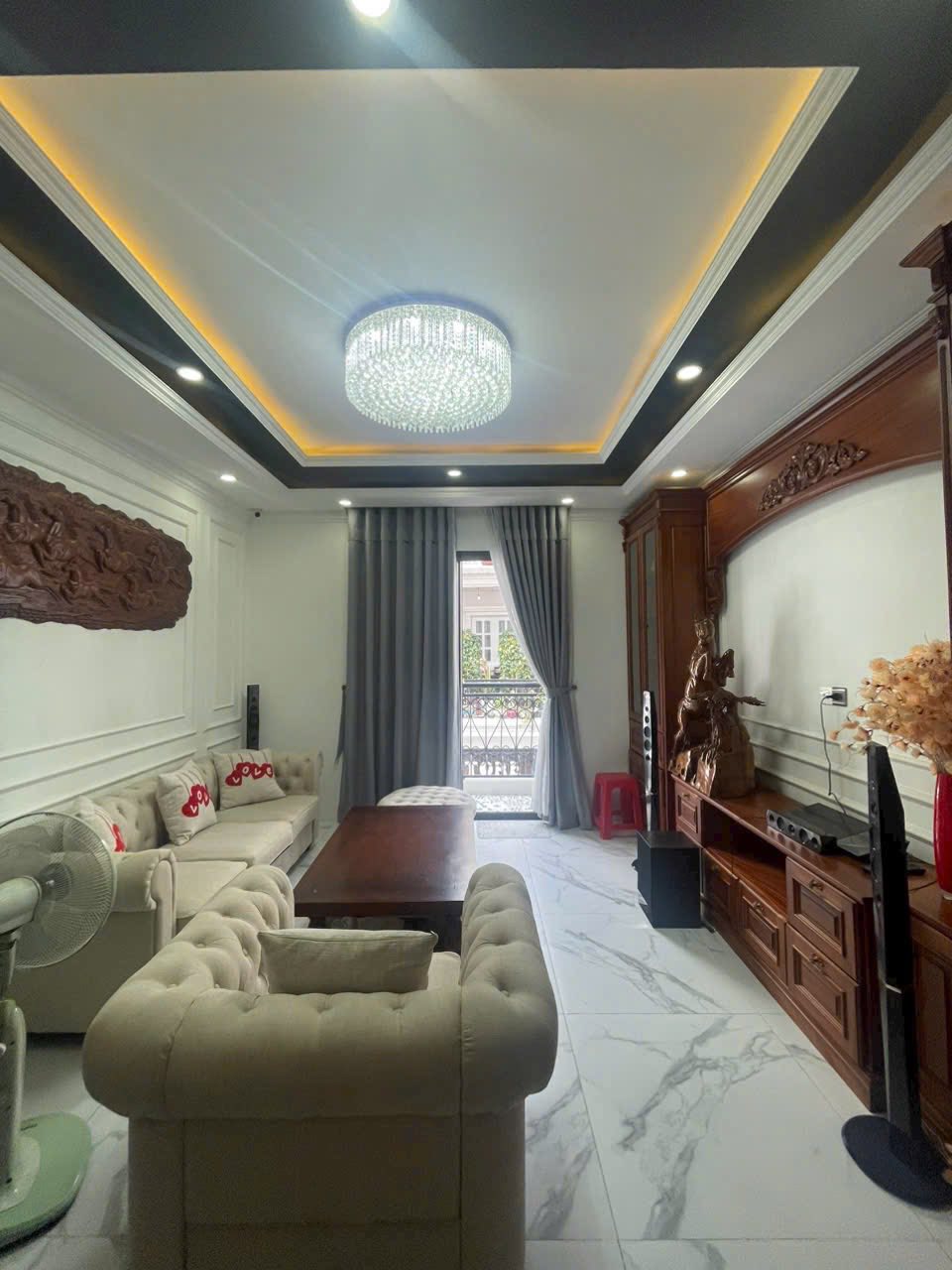 Bán nhà 4 tầng khu TĐC VCN Phước Hải, Nha Trang full nội thất