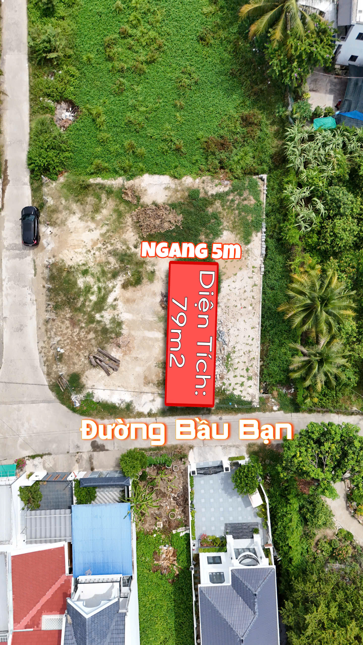 Bán lô đất mặt tiền Đường Bầu Bạn trung tâm Xã Diên Điền. DT 79m2. Giá 950 triệu