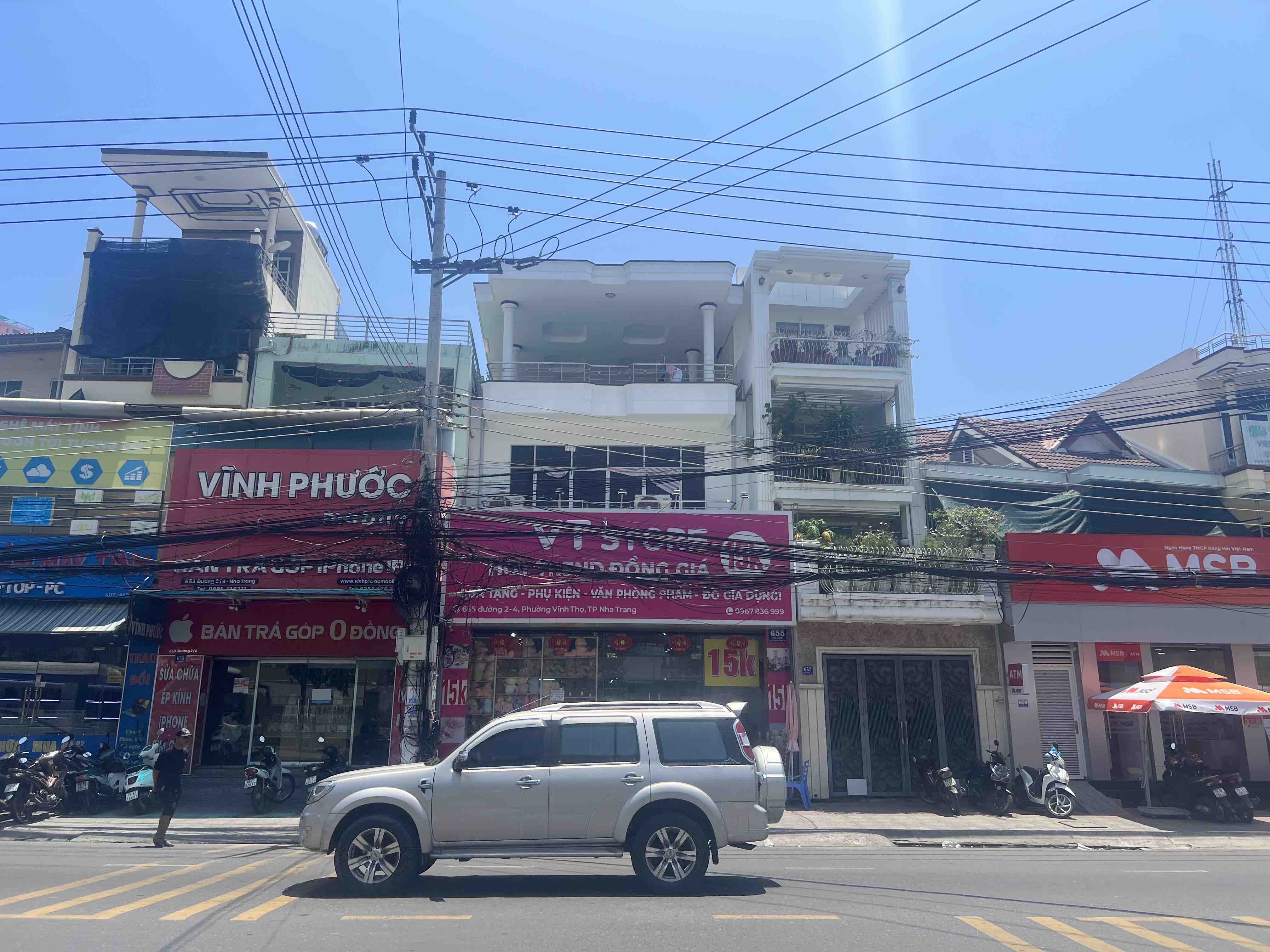 Bán nhà 3 tầng Mặt tiền đường 2/4, Phường Vĩnh Thọ, Nha Trang