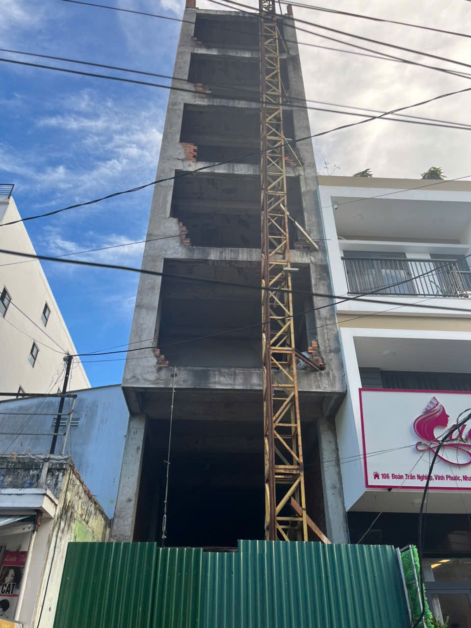 Bán Nhà thô 6 tầng mặt đường Đoàn Trần Nghiệp, Nha Trang