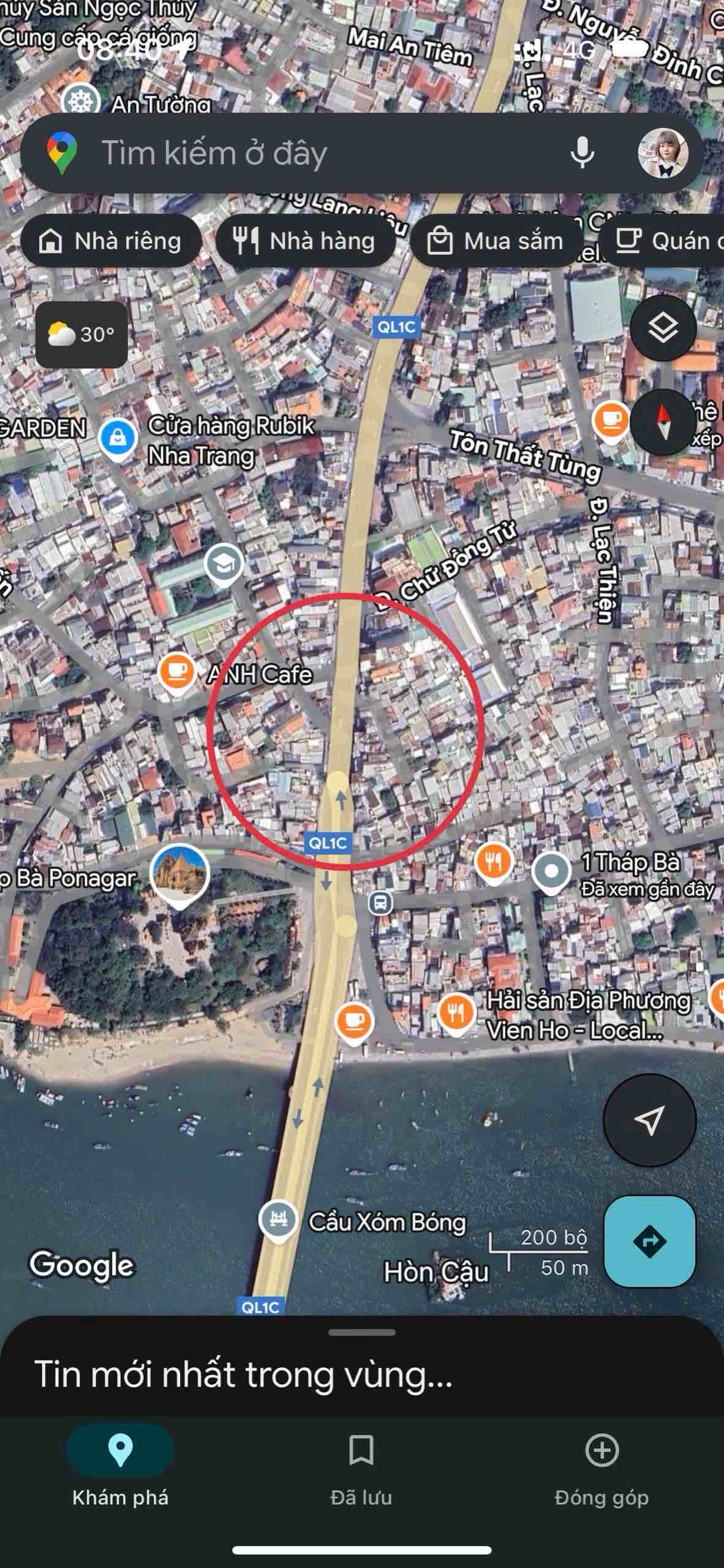 Bán nhà cấp 4 mặt tiền đường 2/4 - Vĩnh Phước (đoạn Tháp Bà)