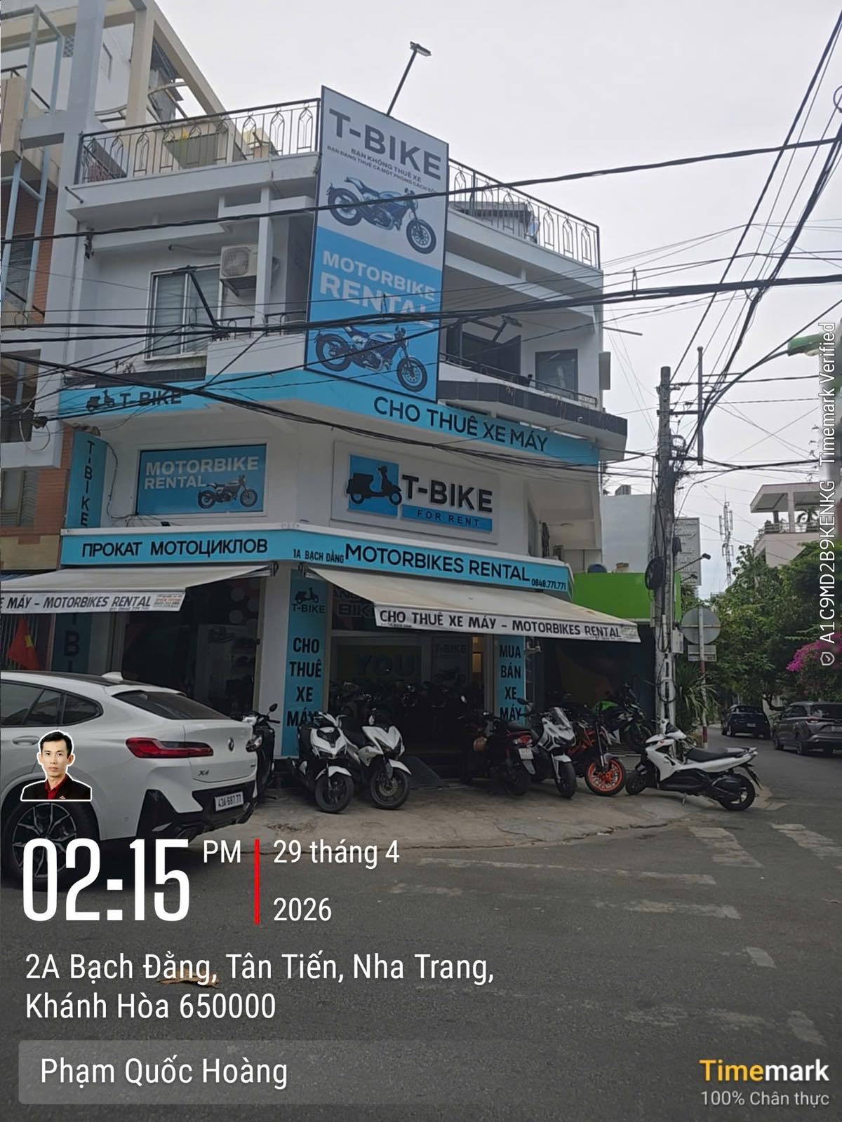 Bán căn góc mặt đường Bạch Đằng, Nha Trang, đang cho thuê 25tr/ tháng