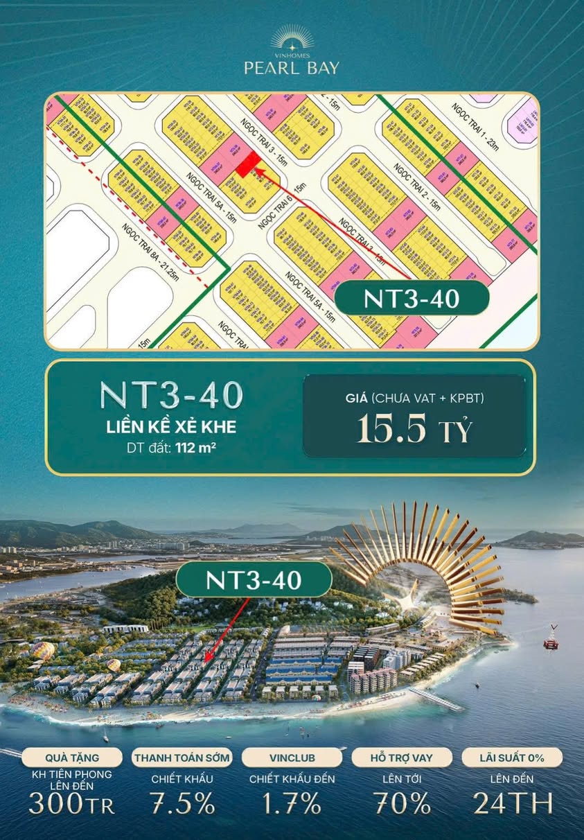 Biệt thự mini hiếm tại KĐT Vinhome Pearl Bay Nha Trang – sát biển