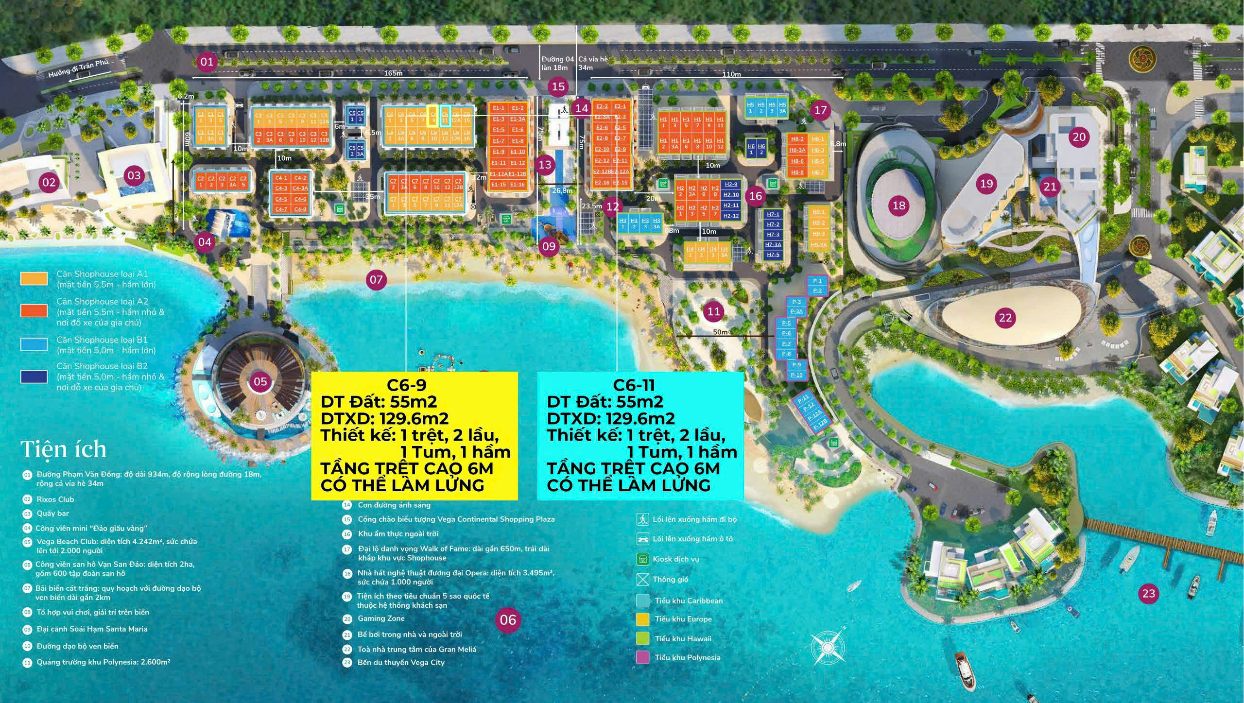 Shophouse Vega City 4 tầng _ mặt tiền Phạm Văn Đồng * gần Nhà Hát ĐÓ. Dt 55m2. Giá 10ty