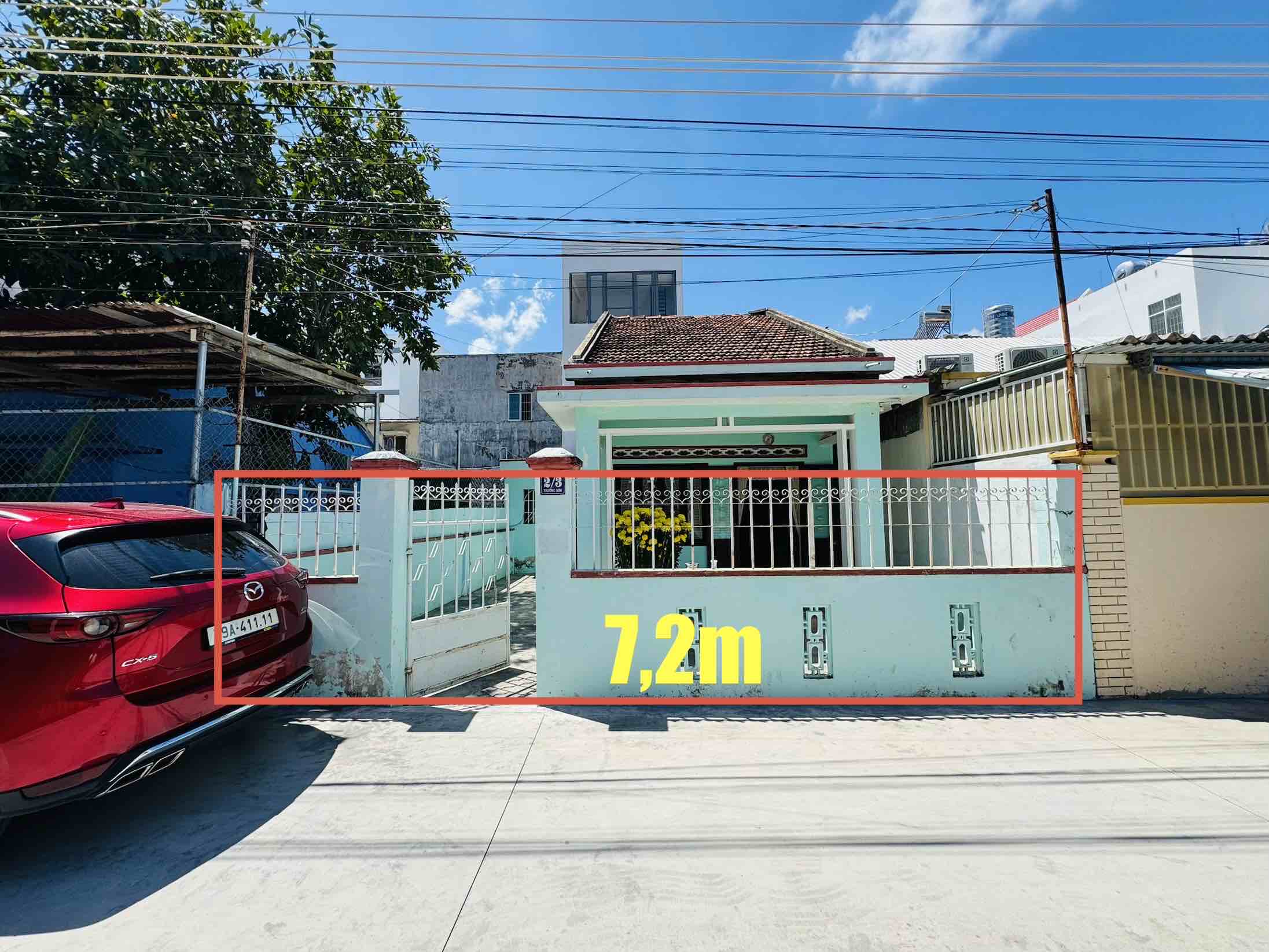 Bán nhà sát KĐT Mipeco, Nha Trang, ngang 7,2m giá rẻ