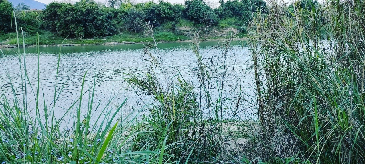 Mặt sông cái Diên Thọ dài 100m cách Nha Trang 25km
