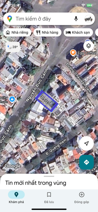 Cần bán đất góc 2 MT đường Nguyễn Đức Cảnh - Phước Long - Nha Trang.