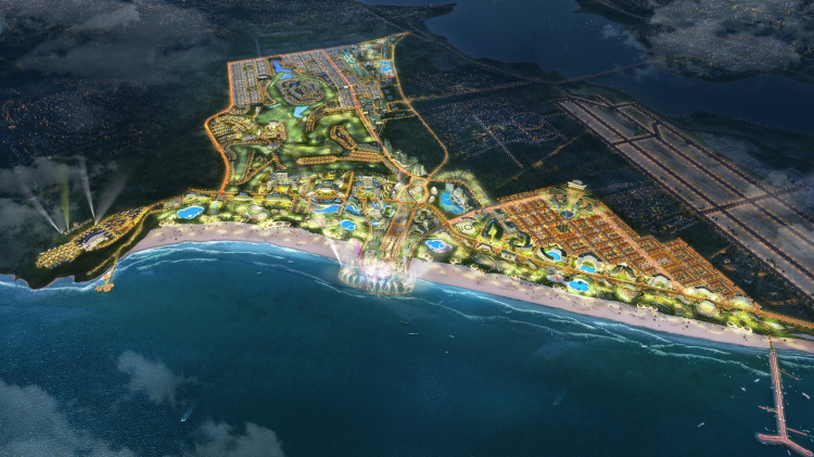 Hơn 46.000 tỷ đồng đầu tư tổ hợp du lịch giải trí nghỉ dưỡng KN Paradise quy mô 800 ha gần sân bay quốc tế Cam Ranh