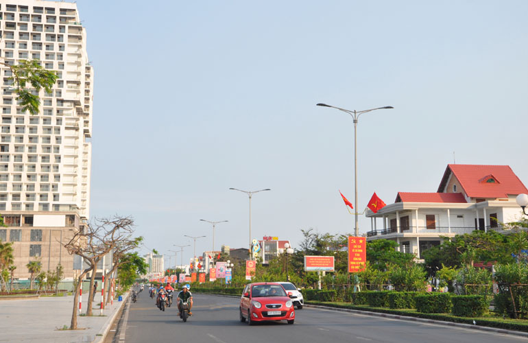 TP Tuy Hòa - trung tâm tỉnh lỵ của Phú Yên đang được đầu tư xây dựng để trở thành đô thị loại I